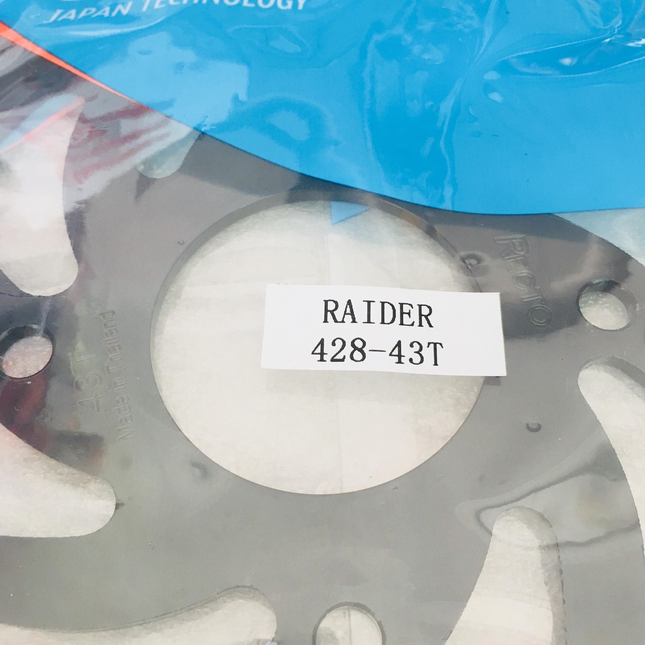 Nhông dĩa RECTO 14-43 cho RAIDER xăng cơ - Ko sên