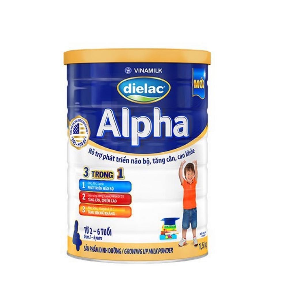 Sữa bột dielac Alpha số 4 1.5kg (tf 2-6 tuổi) Ori Kids