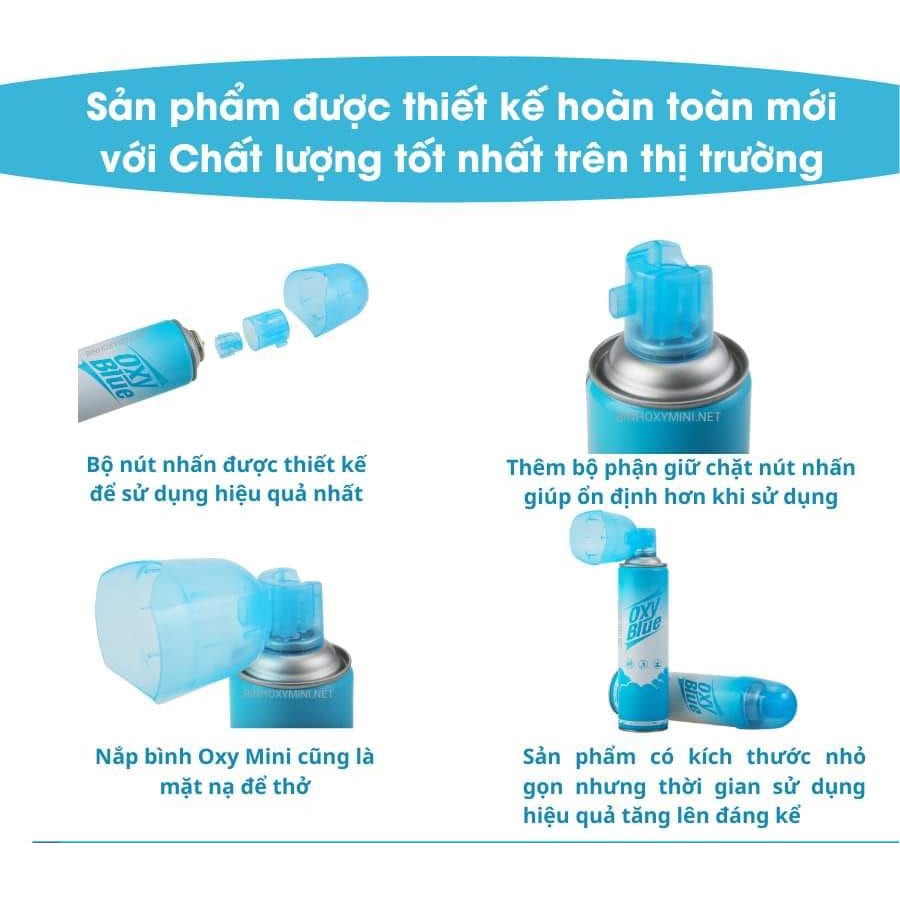 BÌNH OXY MINI CẦM TAY CHỨA OXY TINH KHIẾT 98%