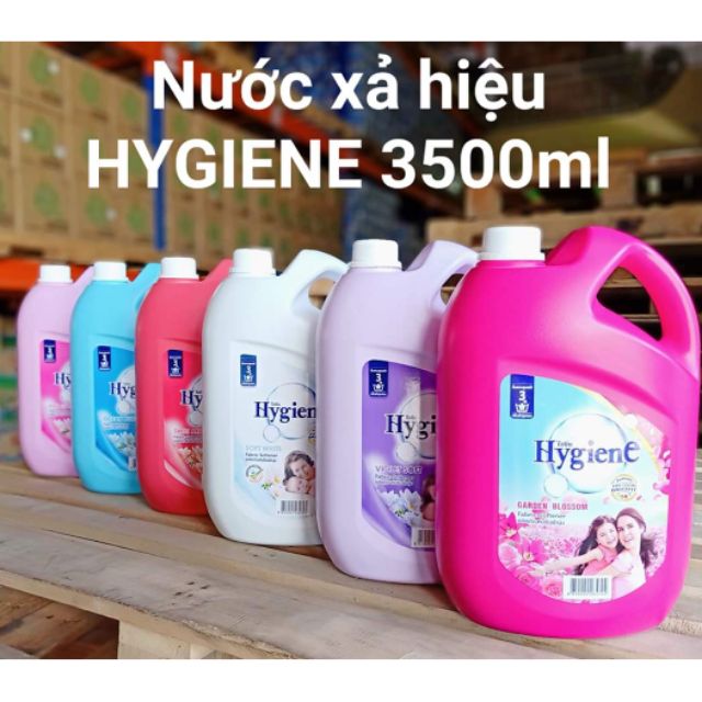 (Trợ Giá) Can Nước Xả Vải Đậm Đặc 3,5 Lít Hygiene Green Natural -hàng nhập chuẩn Thái-Can 3500ml Siêu Tiết Kiệm