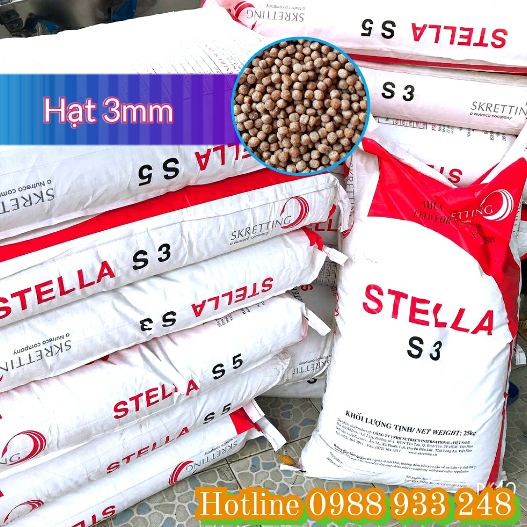 Cám KOI STELLA S3 (3mm)cho cá Koi, cá Cảnh/ 1KG