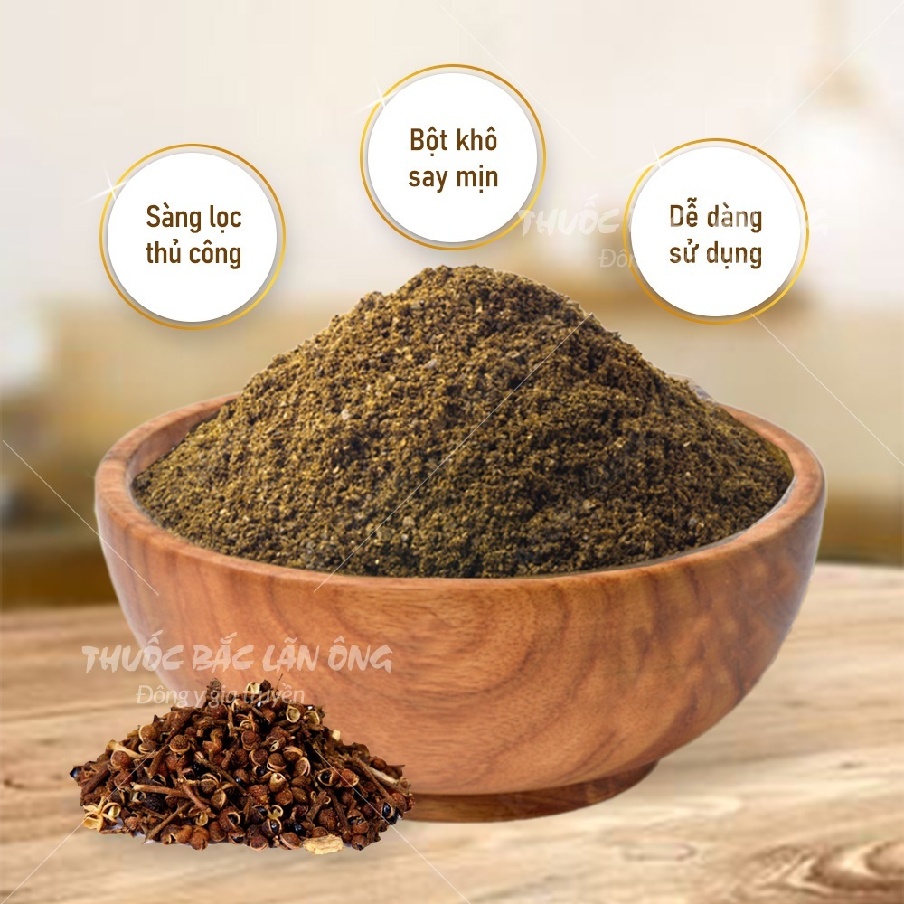 Bột mắc khén 100g, đã rang thơm, bột tẩm ướp thịt nướng, gia vị chẩm chéo, chuẩn vị Tây Bắc