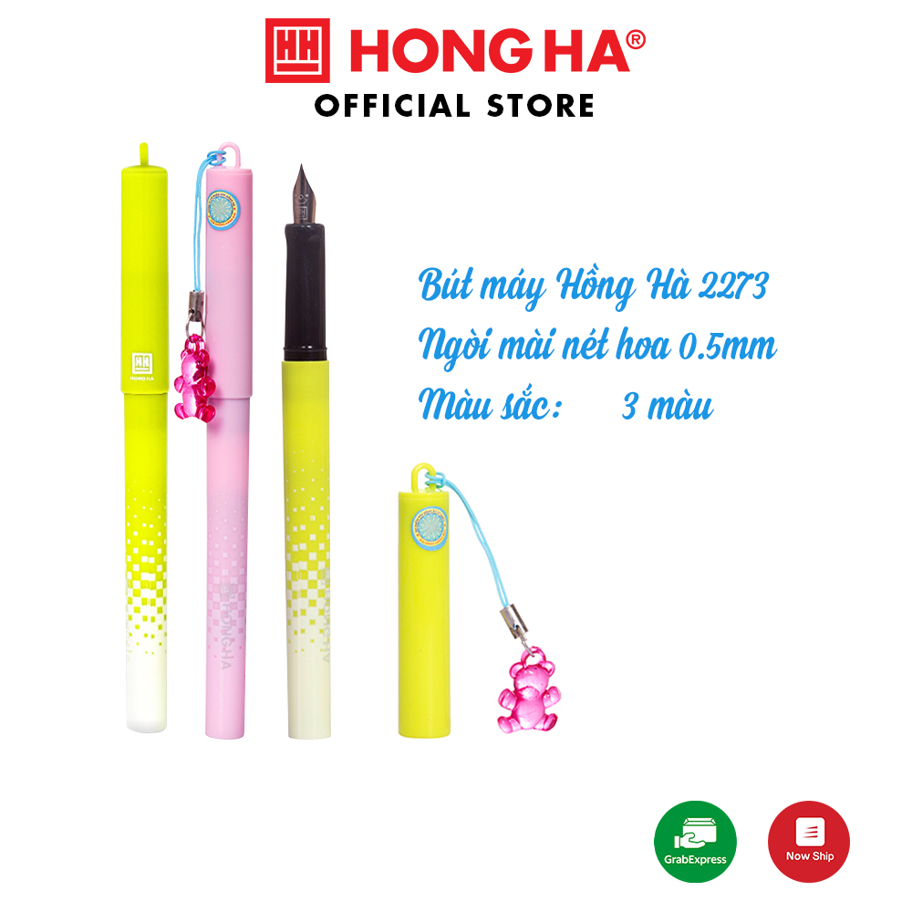 Bút máy Hồng Hà nét hoa Light Up 2273