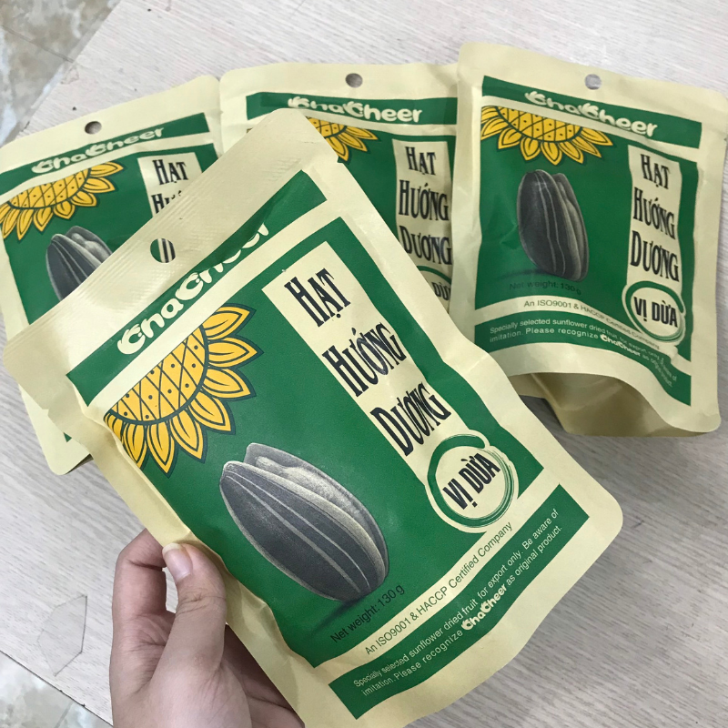 Hạt Hướng dương Chacheer vị dừa loại 130g