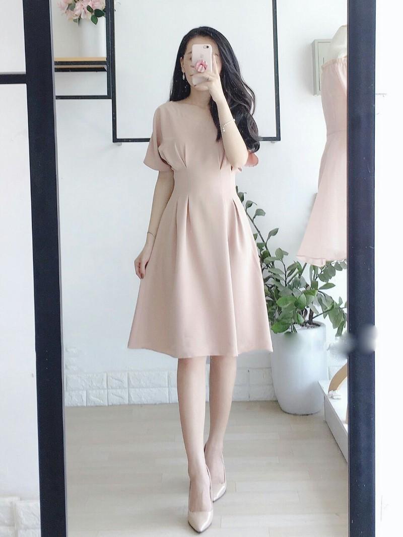 Đầm xòe eo cách điệu sang chảnh