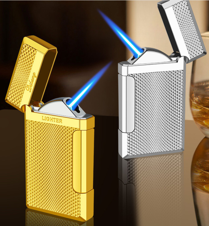 Bật Lửa Hộp Quẹt Gas Khò HP132 Đánh Lửa Xéo Chống Gió Tốt ( Xài Gas ) ( Không Gas)