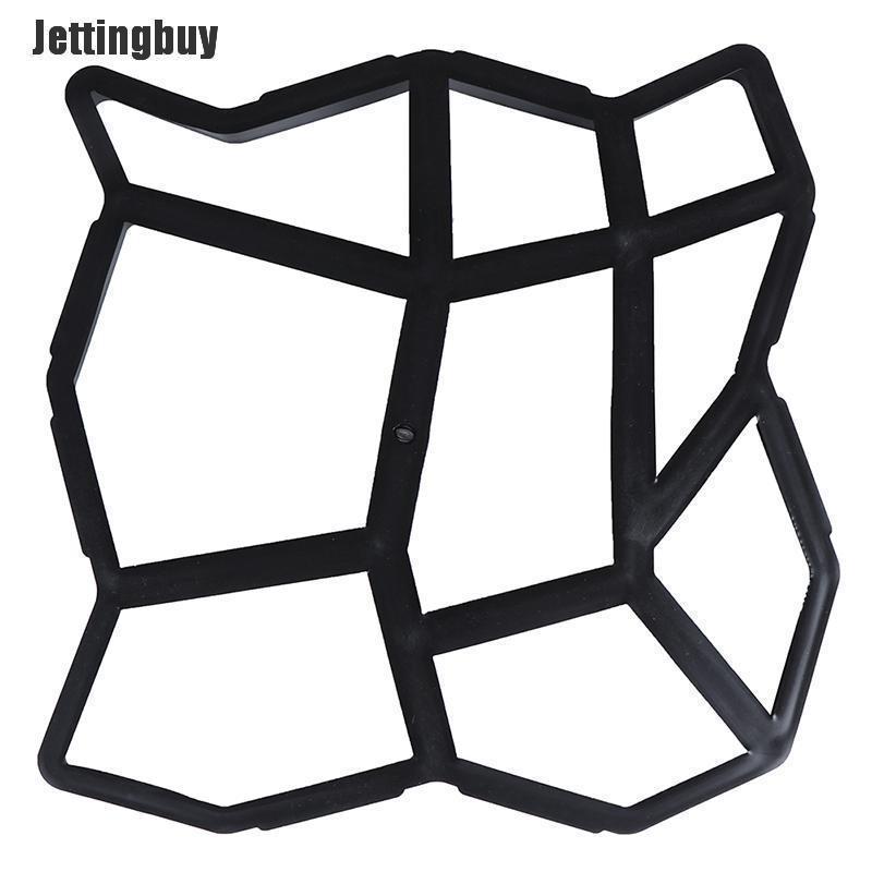 Jettingbuy Path Maker Mold Reusable Concrete Cement Stone Design Paver Walk Mould Reusable
