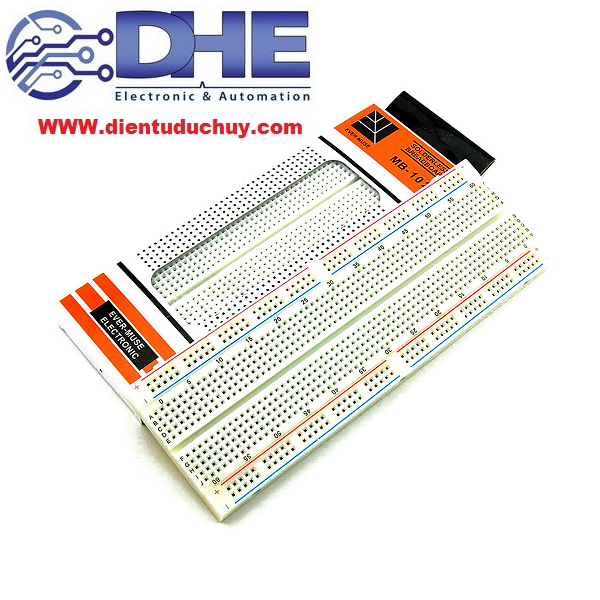 BREADBOARD MB-102, 830 LỖ - 165 x 55 x 10MM