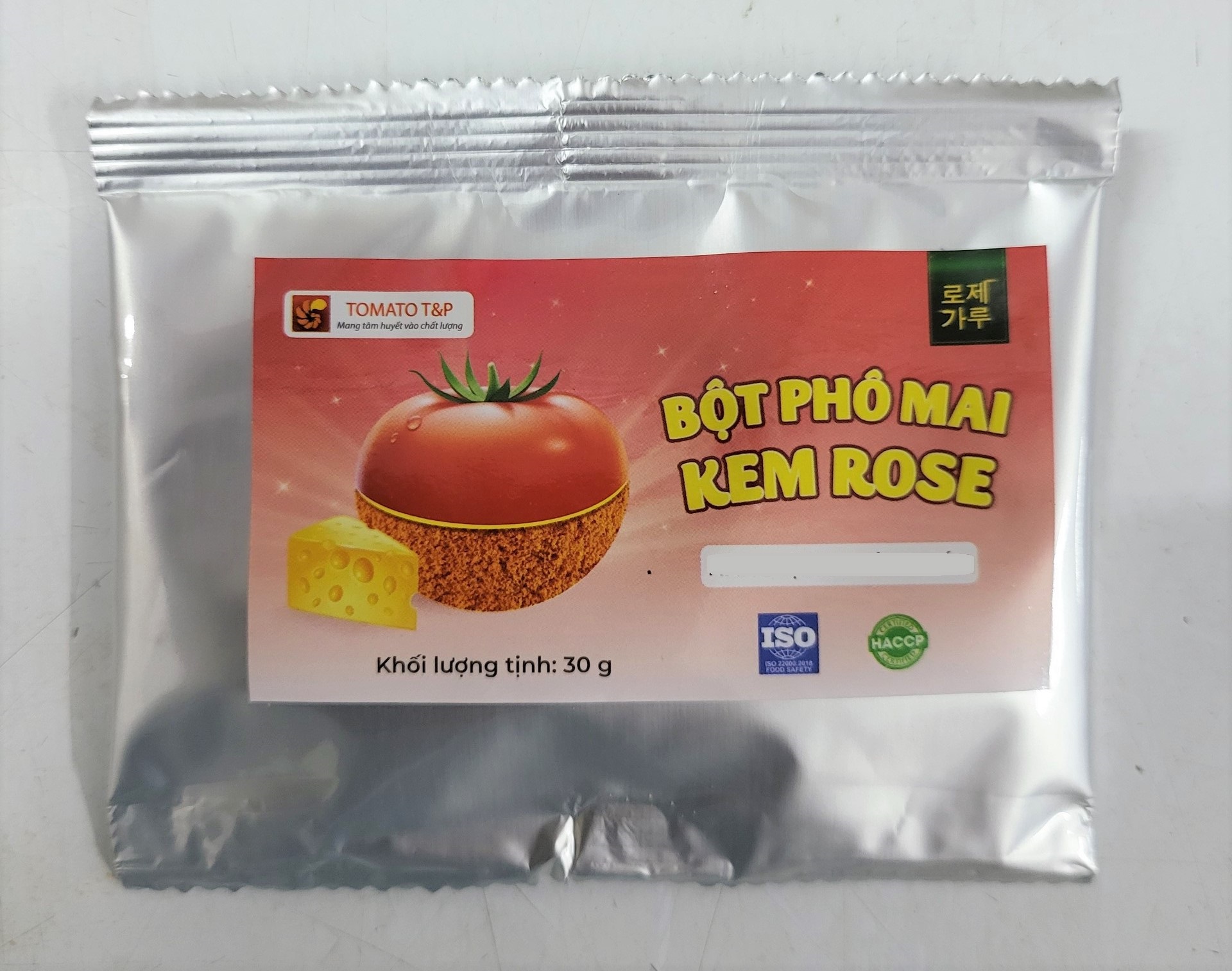 [KM dùng thử] [Gói nhỏ 30g] BỘT PHÔ MAI KEM (dùng làm xốt bánh gạo) Rose [VN] TOMATO TP Cheese Cream Powder (ttp-hk)