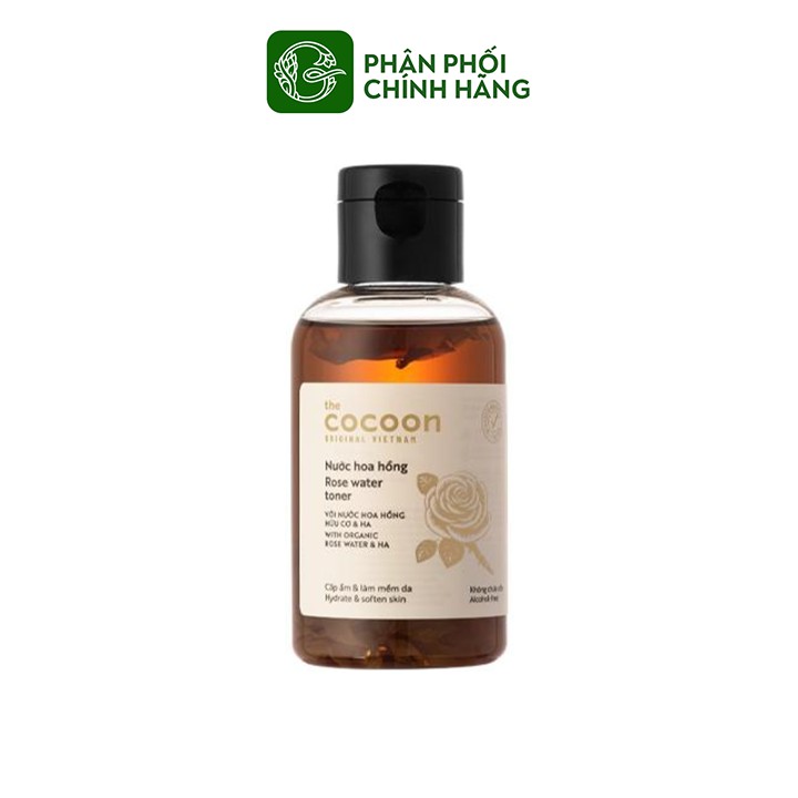 Nước hoa hồng cocoon rose water toner 140ml