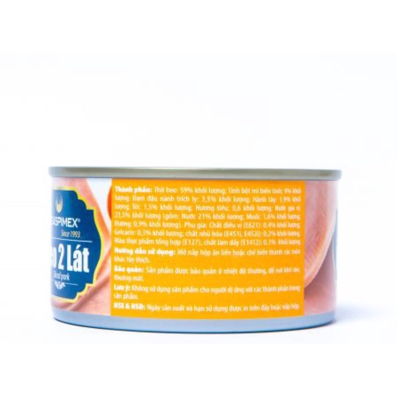 Date mới nhất 2024 - Thịt Hộp Heo 2 lát 185g