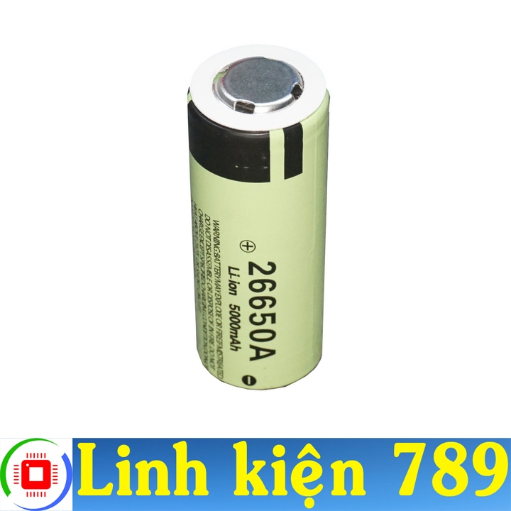 Pin lithium 26650 5000mAh chính hãng