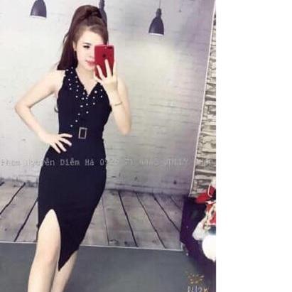 Đầm body kết cườm HM