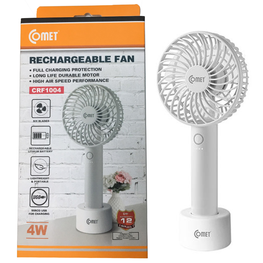 [HCM]Quạt cầm tay Comet CRF1004
