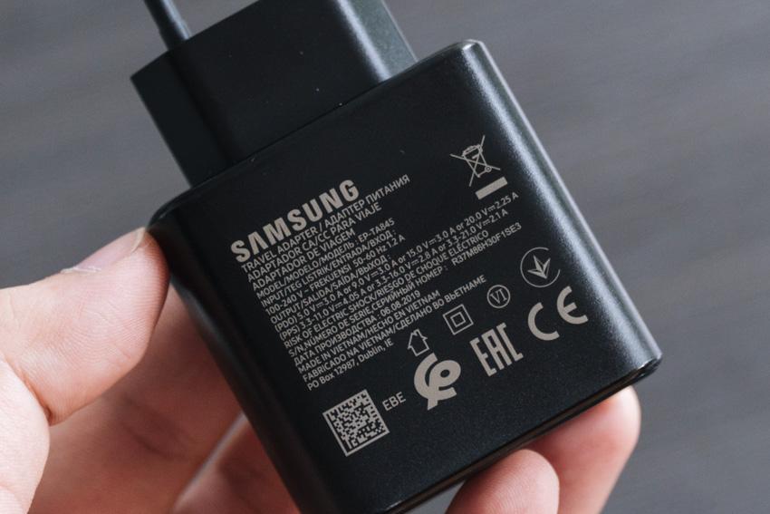 Bộ Sạc Nhanh 45W Cho Samsung Note 10 Plus - Cáp 5A