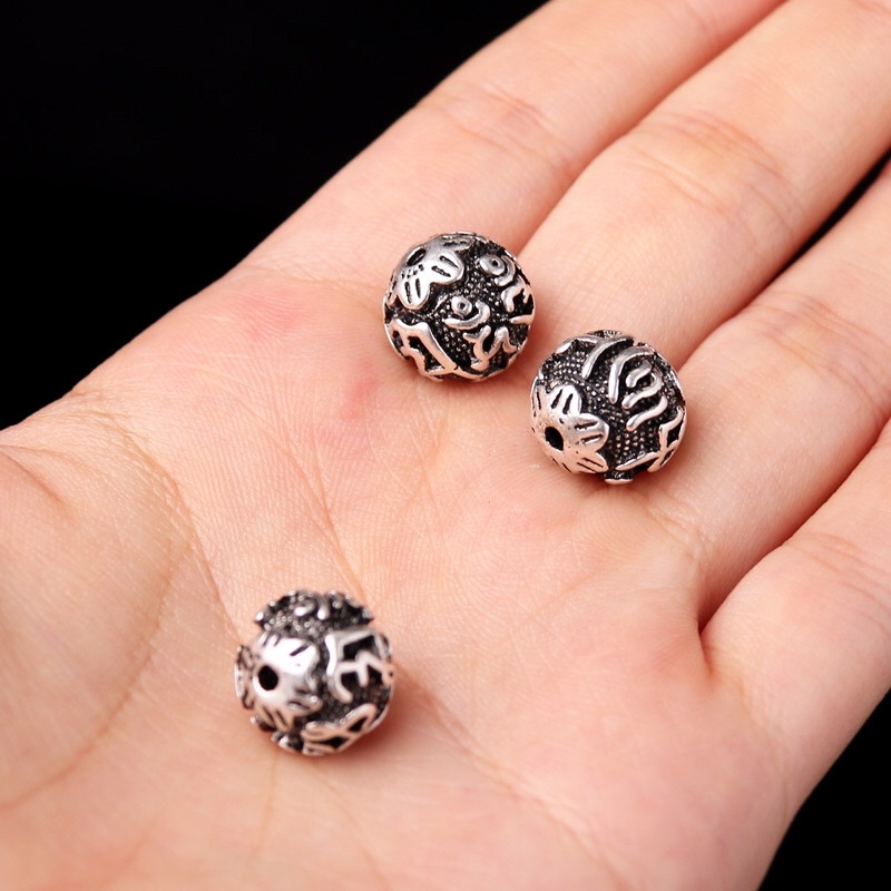 [S925] Charm bi bạc Lục Tự - MH293