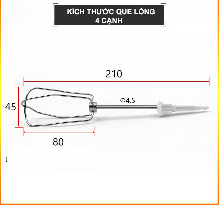 Que đánh trứng dành cho máy bosch cao cấp inox sus304