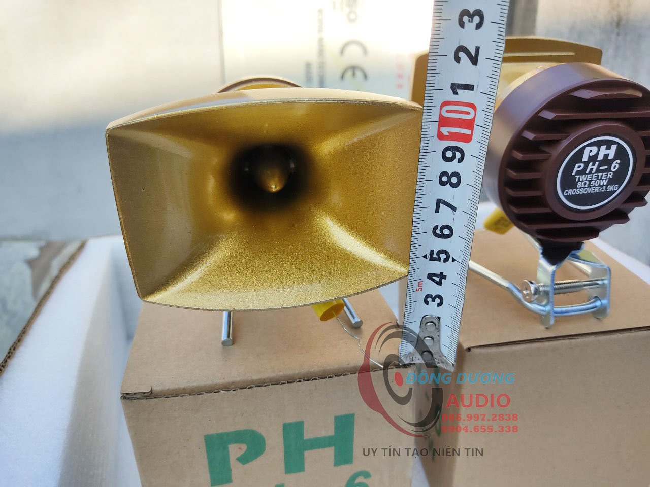 BỘ 2 LOA TREBLE  CAO CẤP PH6 - KÈM TỤ 1,5MF XỊN