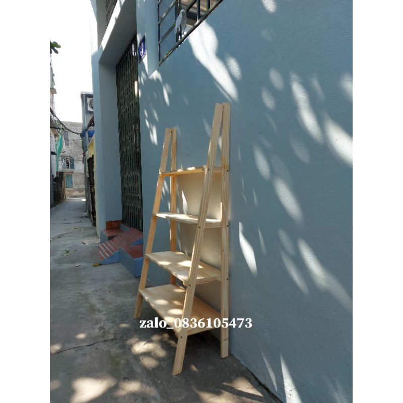 Kệ để đồ 4 ngăn bằng gỗ