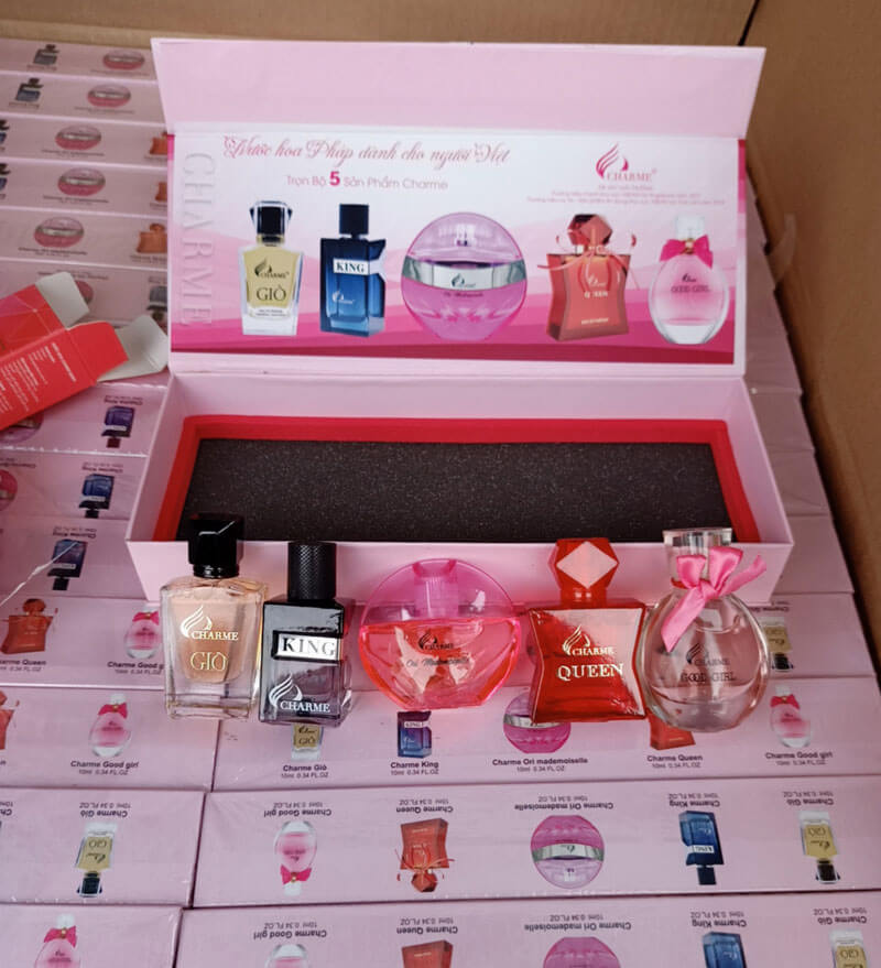 Set 5 chai nước hoa mini good girl - king - giò - ori - queen