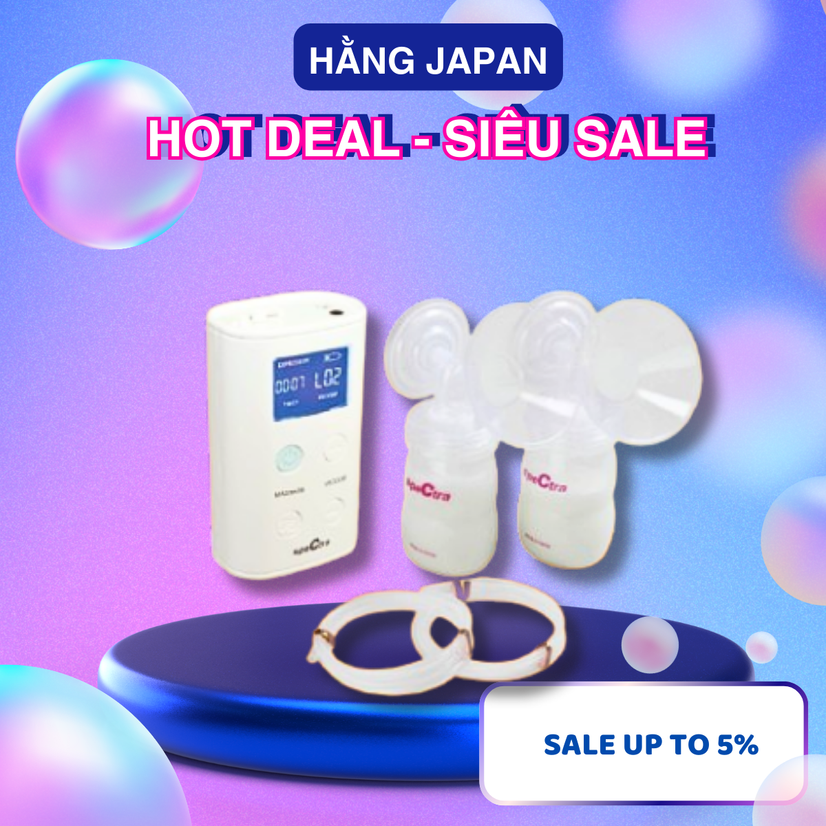 Máy hút sữa điện đôi Spectra 9 Plus - Bảo Hành 12 Tháng