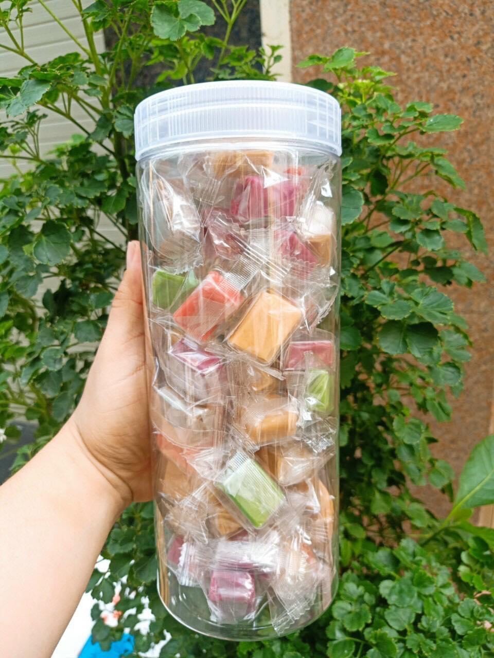 [ HOÀN TIỀN 10% ][FreeShip] [Có sẵn] [Ảnh thật] Kẹo dừa mix 7 màu__HŨ 500GRAM