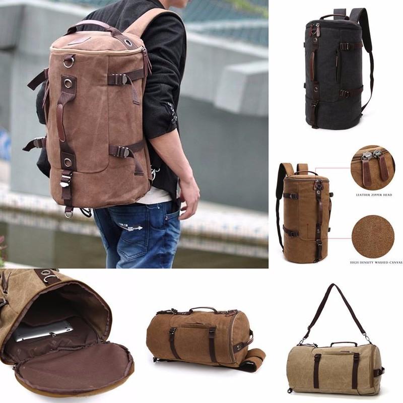 [HCM]Balo vải bố hình ống Cavas