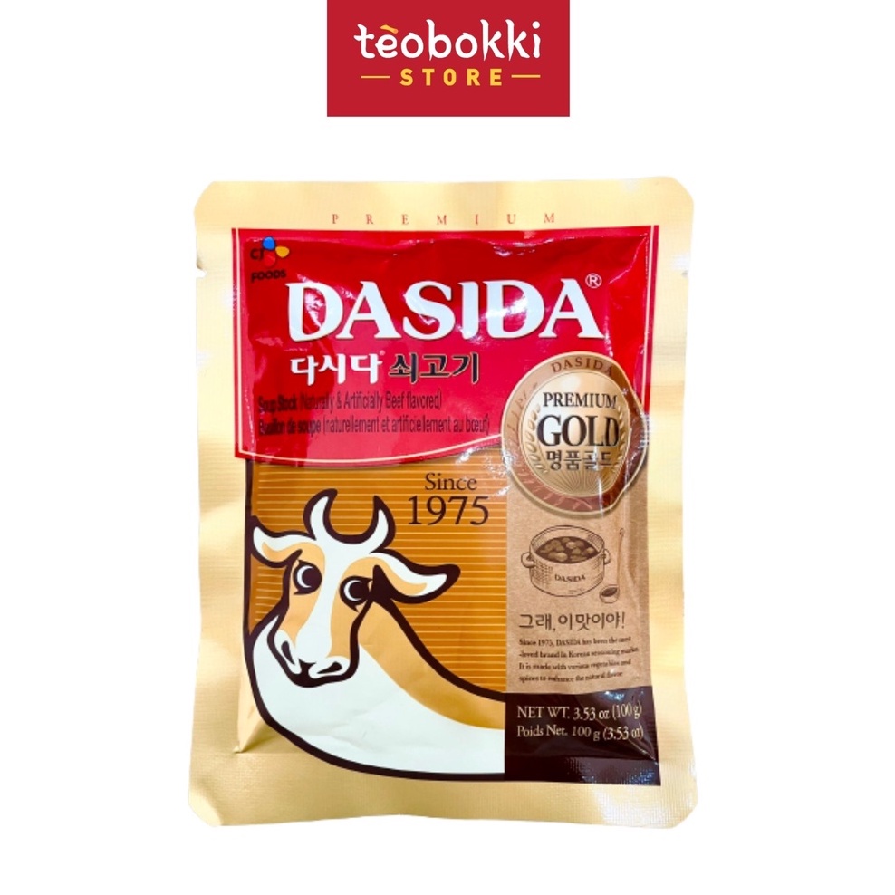 Hạt nêm bò dasida gold premium cj 100g