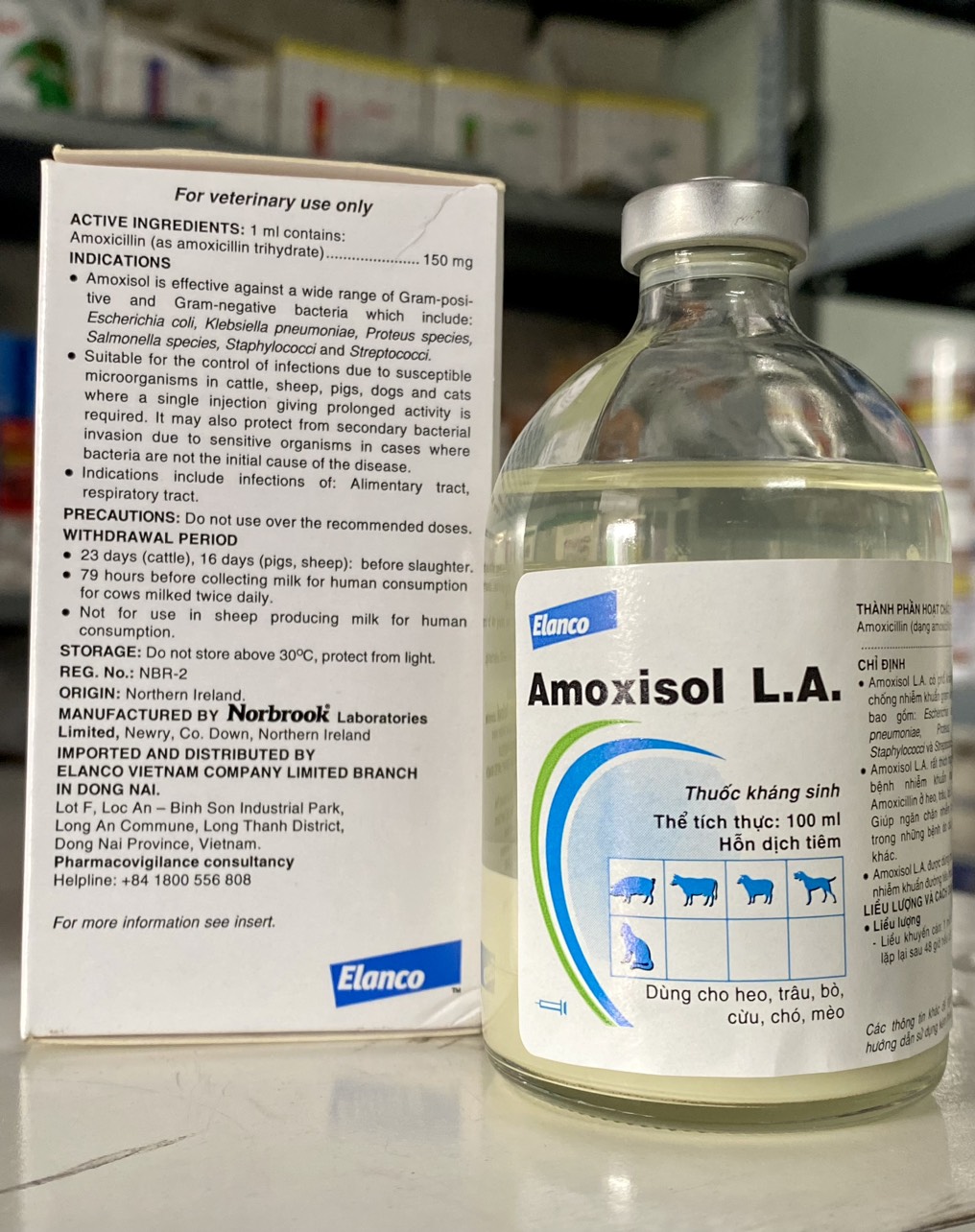 Amoxisol L.A (chai 100ml)
