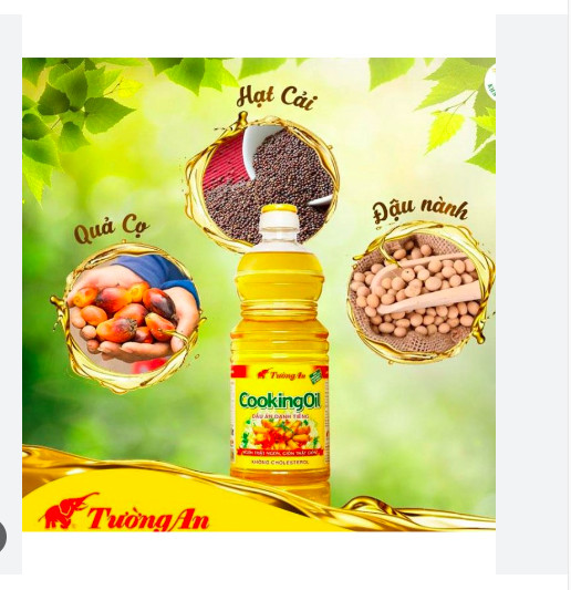 ( combo 3 chai ) Dầu ăn Tường An 1 Lít
