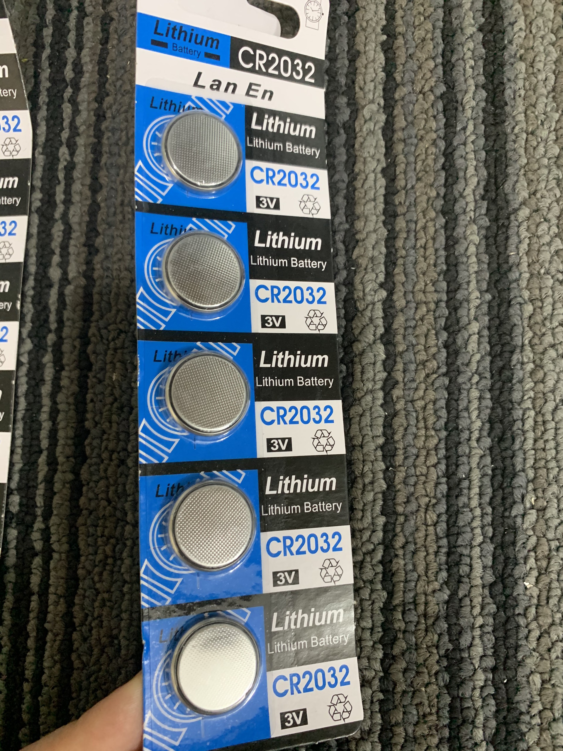 Vỉ 5 viên pin cr2032 lithium 3 v