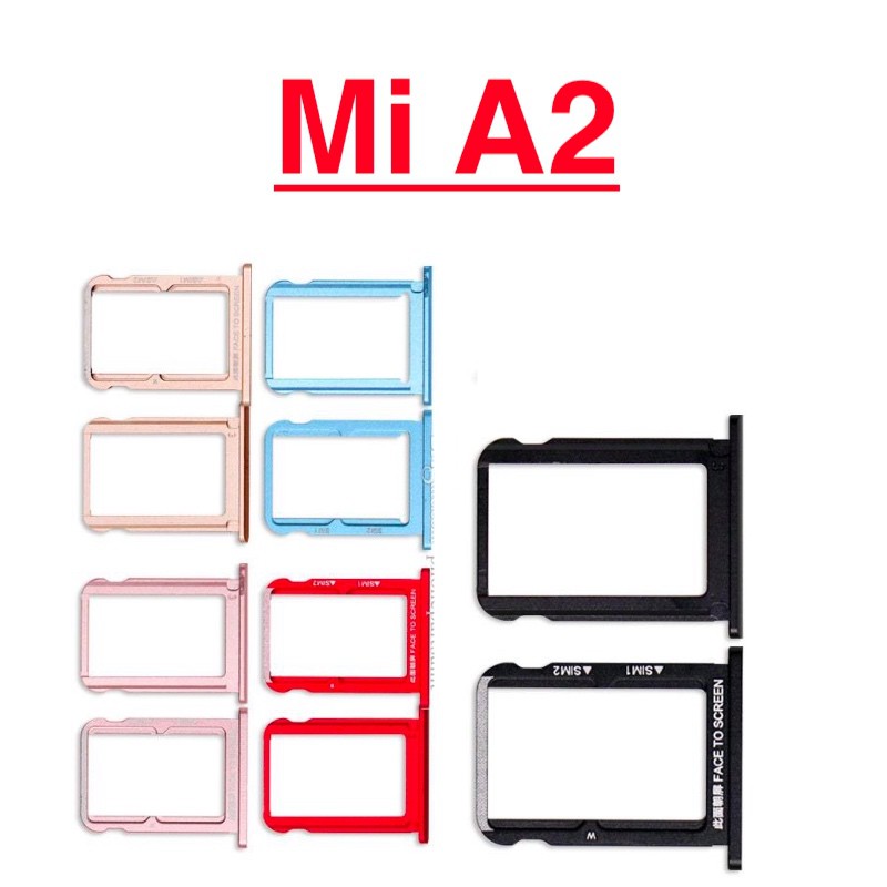 Khay đựng sim thẻ nhớ xiaomi mi a2