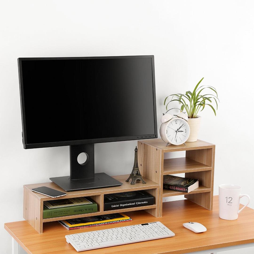 Kệ sách gỗ để bàn kệ sách mini SMLIFE Andrea