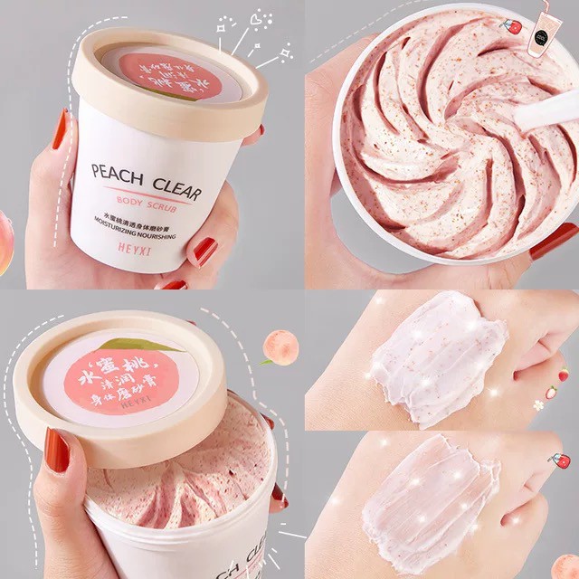 Tẩy Da Chết Body Đào Peach Clear 200ML