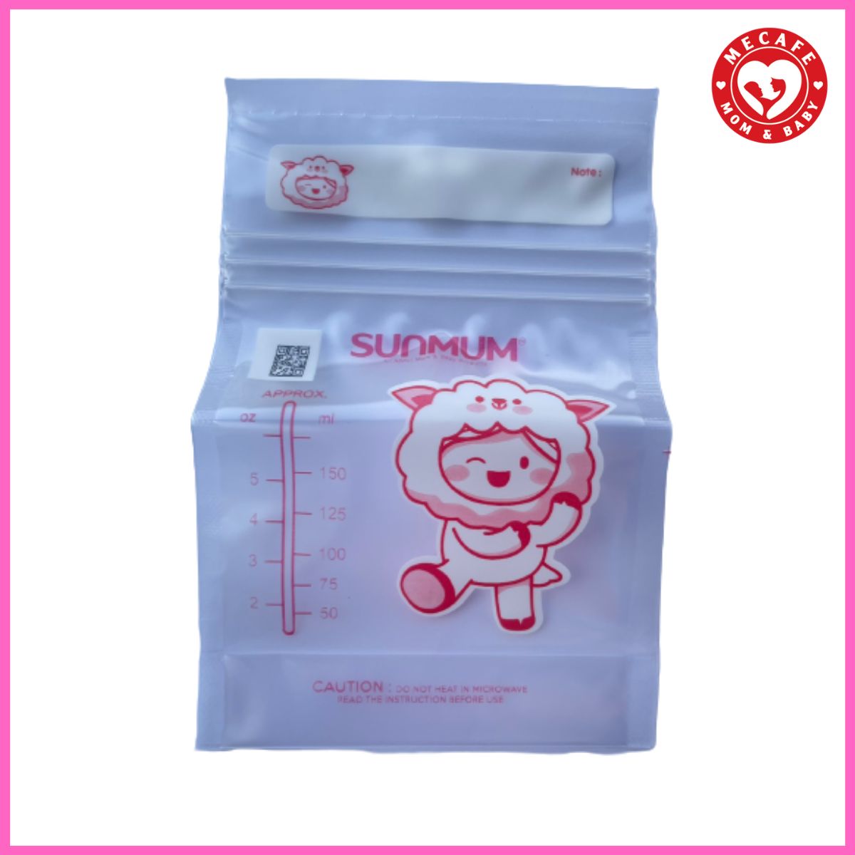 [Mẫu mới 150ml] Túi trữ sữa (đựng sữa) Sunmum 150ml Thái Lan