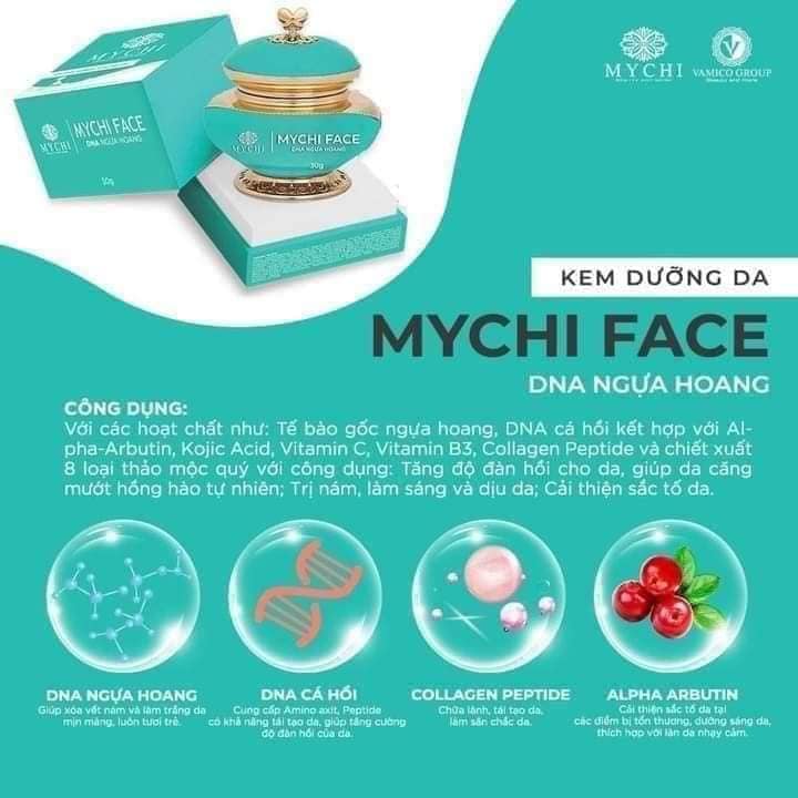 Kem Mychi Face - Kem Dưỡng Da Mặt Mychi (TẶNG SỮA RỬA MẶT MYCHI)