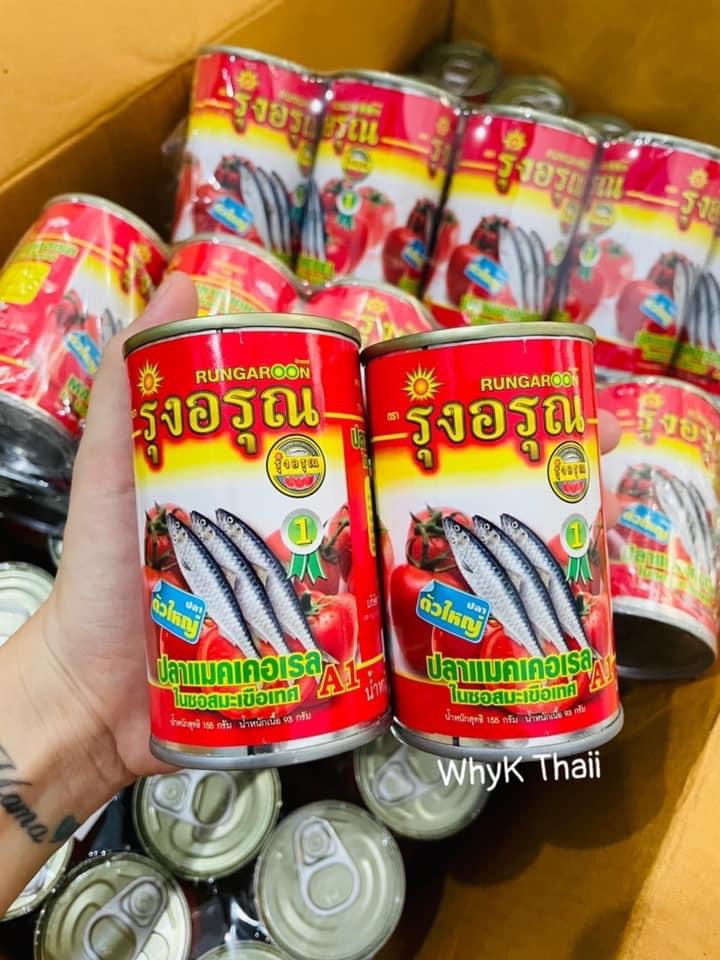 Cá mòi sốt cà Rungaroon Thái Lan 1lốc 10lon
