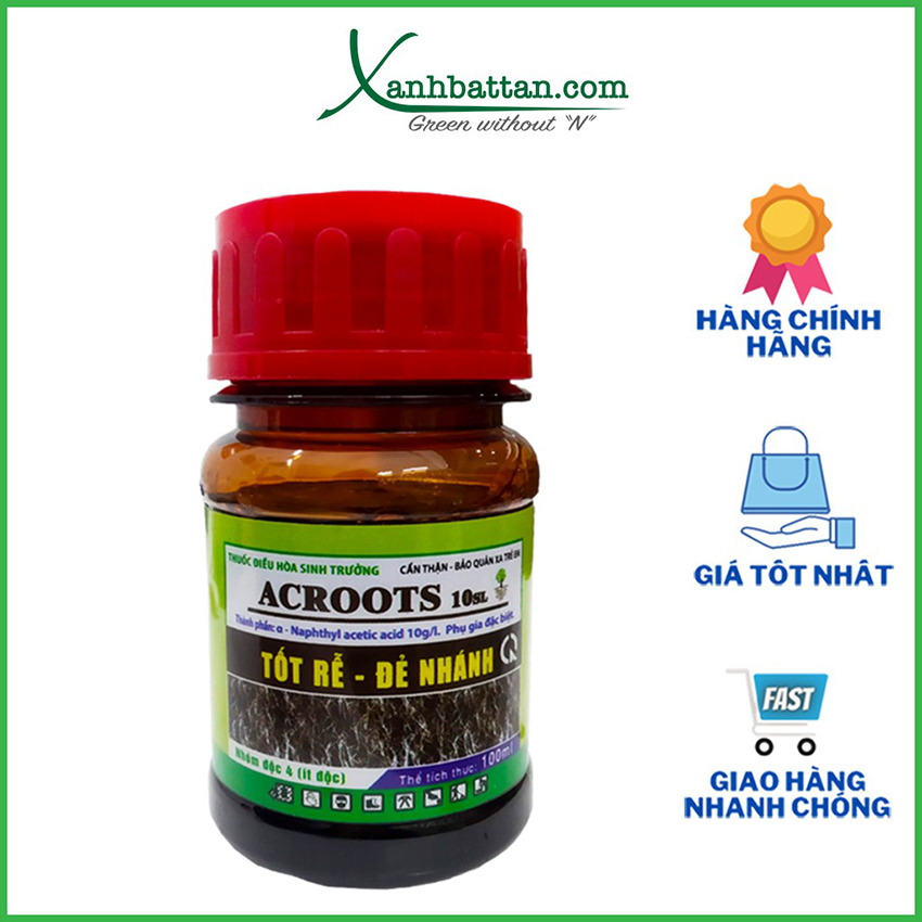 Phân Bón Kích Rễ Và Kích Mầm Acroot Chai 100 ml