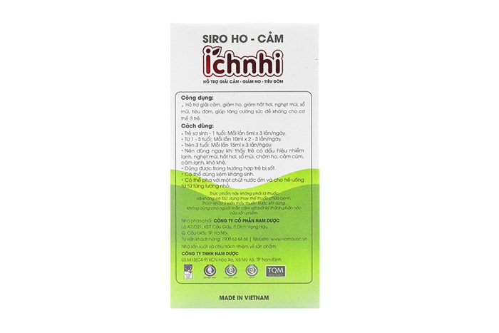 Siro cảm Ích nhi 30 gói