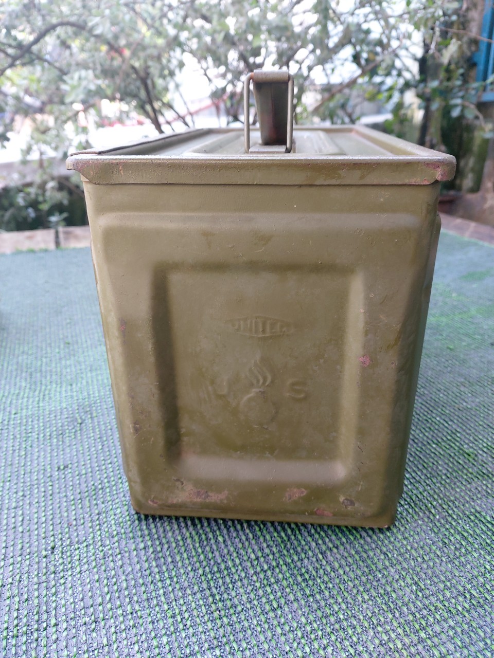 Thùng 7 lít nắp ngang Mỹ xưa