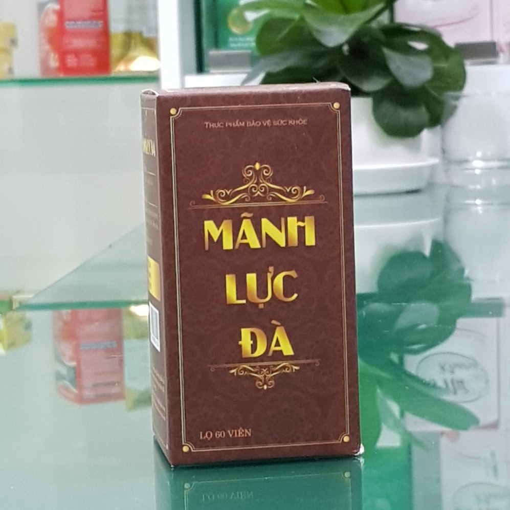 12 hộp Mãnh Lực Đà - Hỗ trợ tăng cường sức khỏe sinh sản nam lọ 60 viên