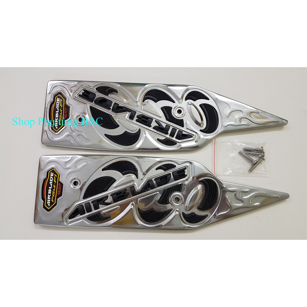 Thảm INOX để chân xe AIRBLADE 2011, 2012