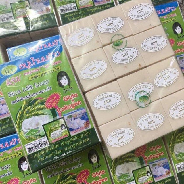 Xà phòng cám gạo ( lốc 12) Thái Lan