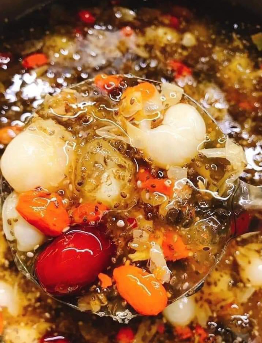 chè dưỡng nhan sét lớn