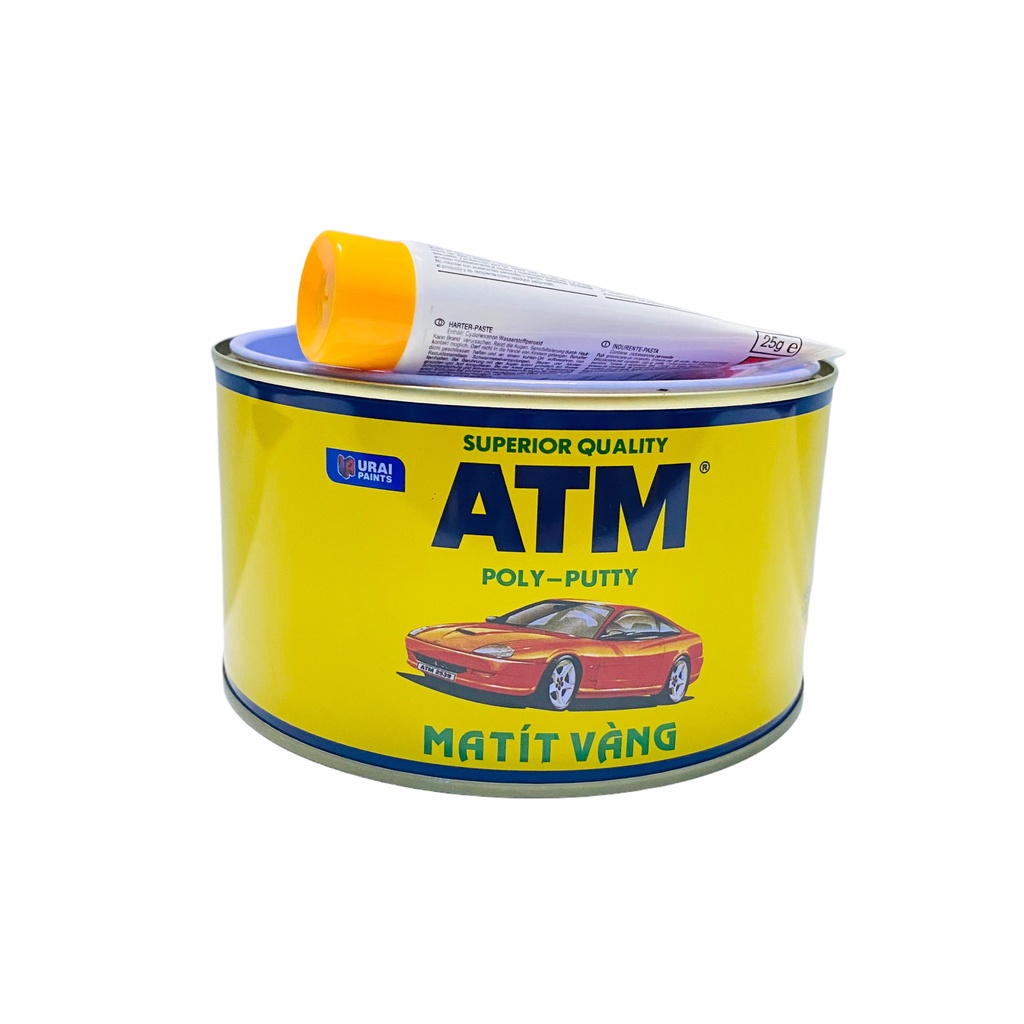 Bột Chét Matit Vàng ATM Lon 1KG (có chiết lẻ 200g)
