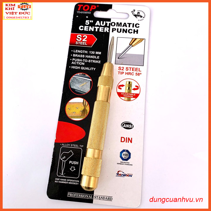 Đục Lấy Dấu Tự Động Bung Tu Đầu Hợp Kim 5- Top