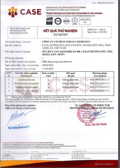 Nước Rửa Tay DR. Clean