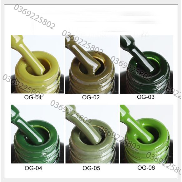 Sơn móng gel AS set 6 màu mã OG