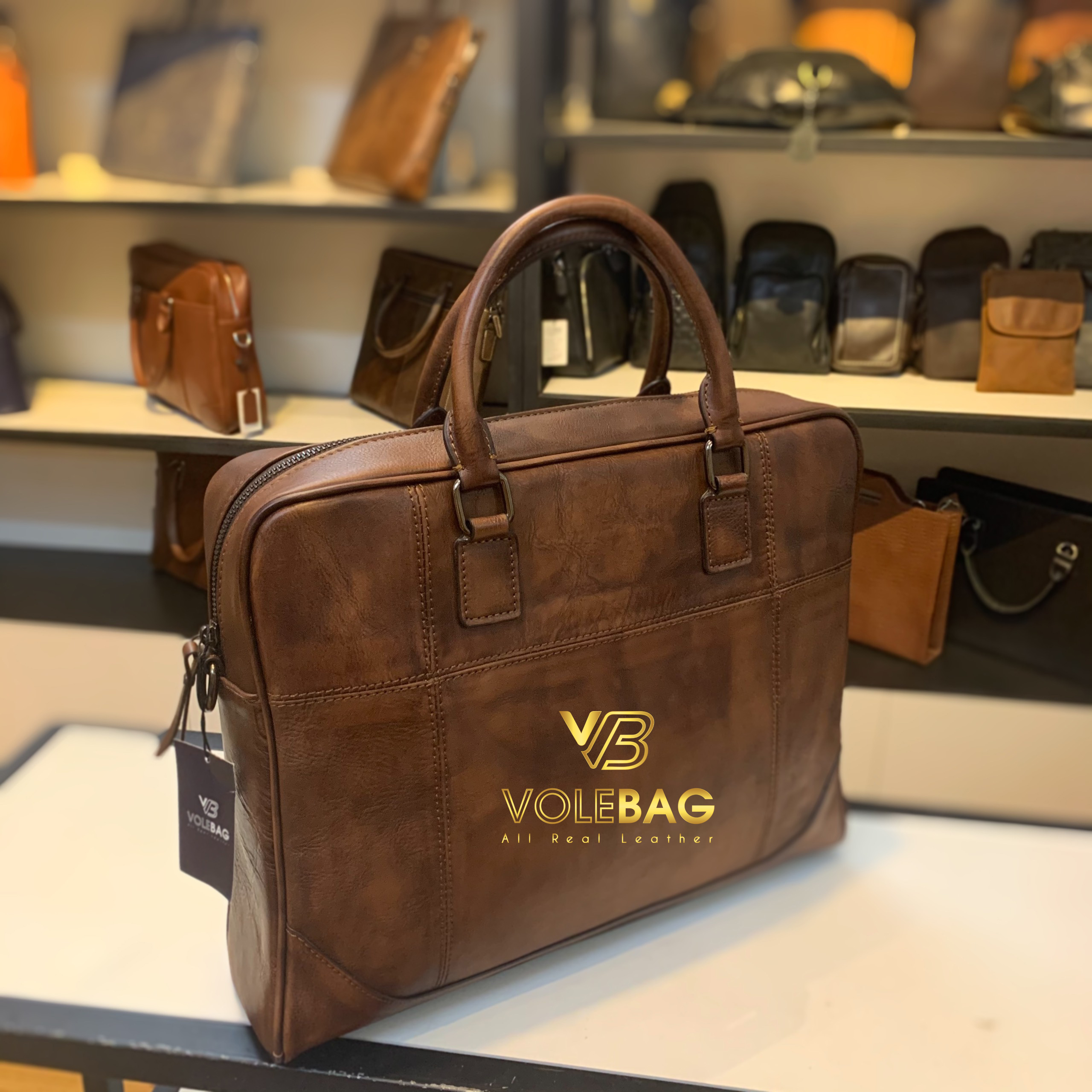 CẶP SÁCH DA VOLEBAG -C20T