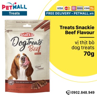 Combo Treats Snackie Beef Flavour 70g - 5 gói thumbnail